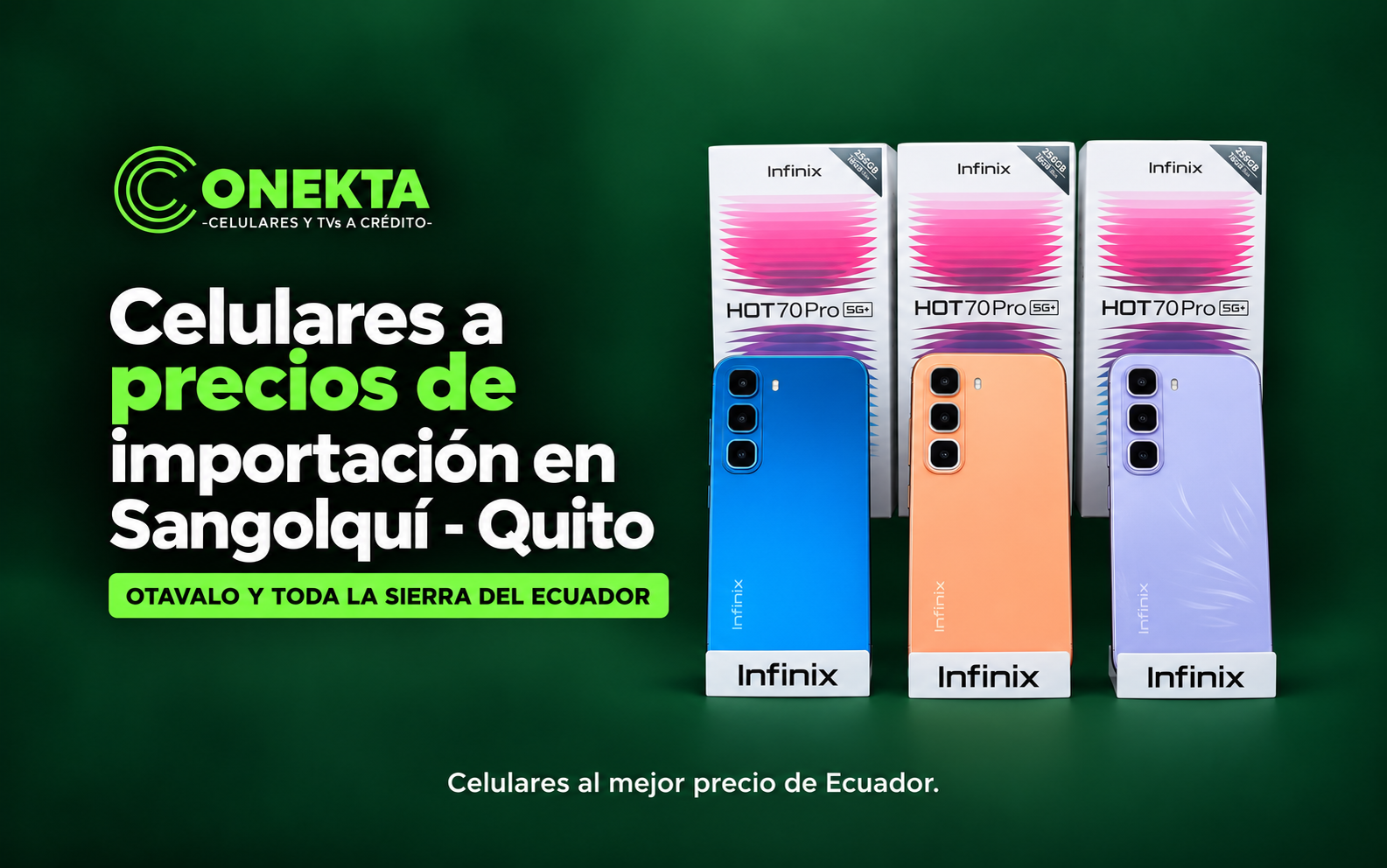 celulares a precio de importación en Sangolquí